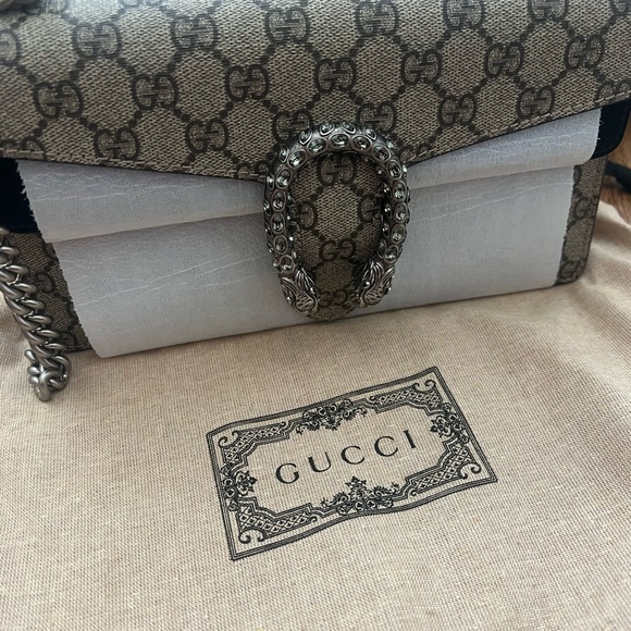 Gucci Dionysus handbag rhinestone like new authentic bag purse designer metal - Picture 4 of 15